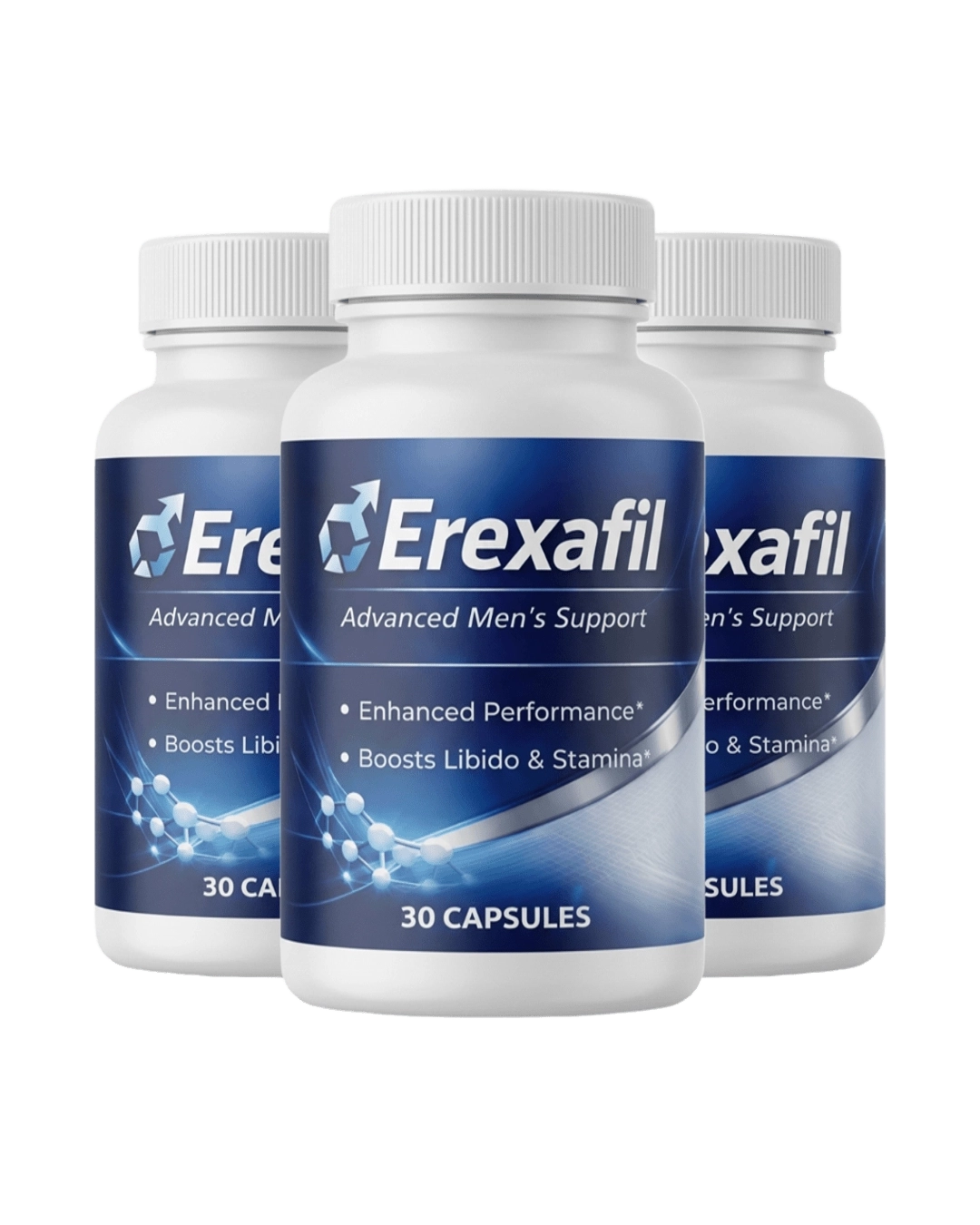 Erexafil® male vitality supplement — 3 bottle pack