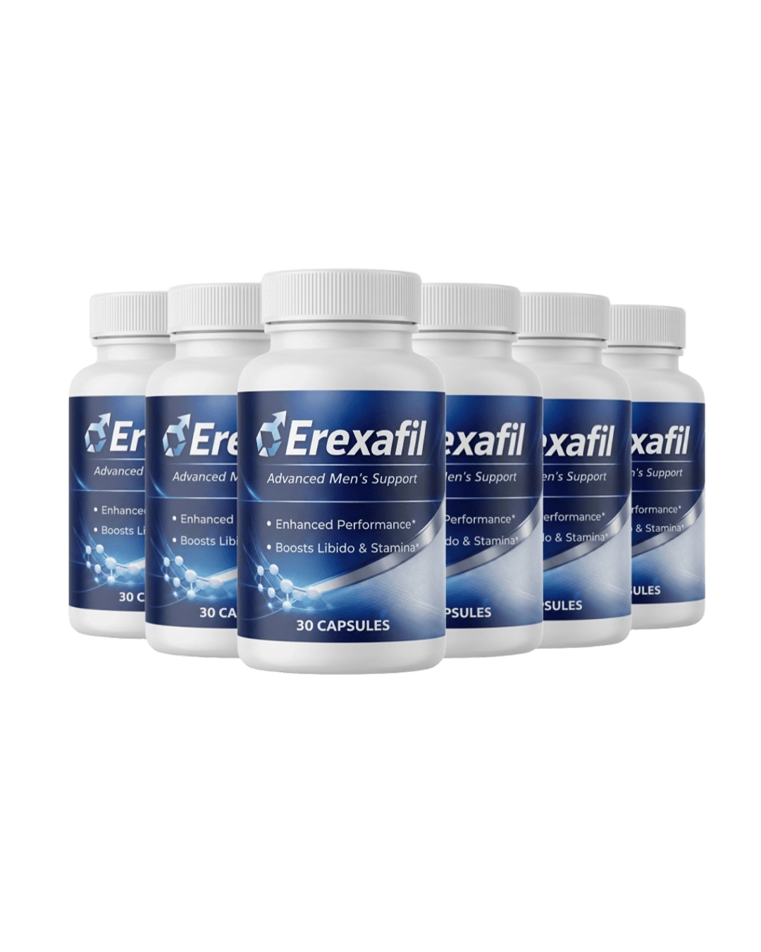 Erexafil® 6 bottle pack — 180-day male vitality supply